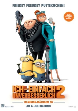 Ich – Einfach unverbesserlich 2 – deutsches Filmplakat – Film-Poster Kino-Plakat deutsch