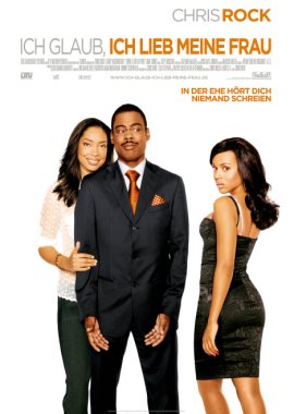 Ich glaub, ich lieb meine Frau &ndash; Chris Rock, Kerry Washington, Gina Torres, Steve Buscemi, Edward Herrmann, Samantha Ivers &ndash; Chris Rock &ndash; Filme, Kino, DVDs Kinofilm Romantikkom&ouml;die &ndash; Charts, Bestenlisten, Top 10, Hitlisten, Chartlisten, Bestseller-Rankings