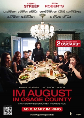 Im August in Osage County – deutsches Filmplakat – Film-Poster Kino-Plakat deutsch