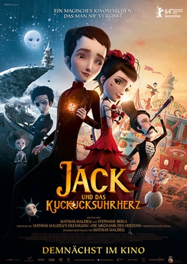 Jack und das Kuckucksuhrherz – deutsches Filmplakat – Film-Poster Kino-Plakat deutsch