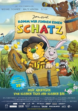 Janosch – Komm, wir finden einen Schatz! – deutsches Filmplakat – Film-Poster Kino-Plakat deutsch