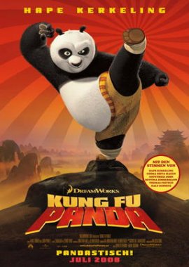 Kung Fu Panda – deutsches Filmplakat – Film-Poster Kino-Plakat deutsch