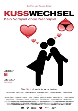 Kusswechsel – Kein Vorspiel ohne Nachspiel – deutsches Filmplakat – Film-Poster Kino-Plakat deutsch