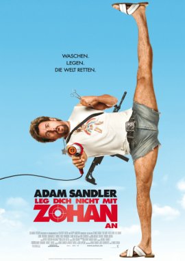 Leg dich nicht mit Zohan an – Adam Sandler, Rob Schneider, John Farley, John Turturro, Mariah Carey, Barry Livingston – Dennis Dugan – Emmanuelle Chriqui, Judd Apatow – Filme, Kino, DVDs Kinofilm Filmkomödie – Charts & Bestenlisten