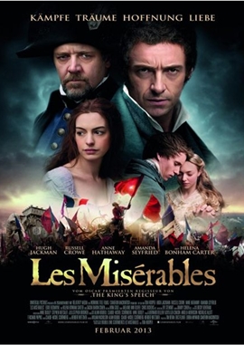 Les Misérables – deutsches Filmplakat – Film-Poster Kino-Plakat deutsch