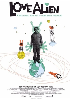 Love Alien &ndash; deutsches Filmplakat &ndash; Film-Poster Kino-Plakat deutsch