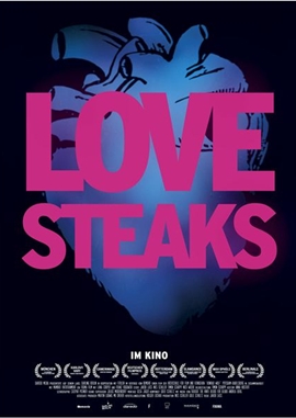 Love Steaks – deutsches Filmplakat – Film-Poster Kino-Plakat deutsch