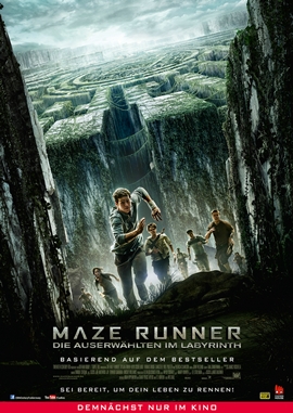 Maze Runner – Die Auserwählten im Labyrinth – deutsches Filmplakat – Film-Poster Kino-Plakat deutsch