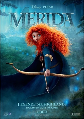 Merida – Legende der Highlands – deutsches Filmplakat – Film-Poster Kino-Plakat deutsch