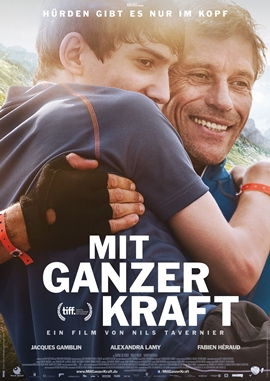 Mit ganzer Kraft &ndash; H&uuml;rden gibt es nur im Kopf &ndash; deutsches Filmplakat &ndash; Film-Poster Kino-Plakat deutsch