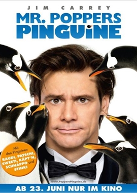 Mr. Poppers Pinguine – deutsches Filmplakat – Film-Poster Kino-Plakat deutsch