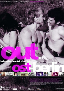 Out in Ost-Berlin – Lesben und Schwule in der DDR – deutsches Filmplakat – Film-Poster Kino-Plakat deutsch