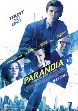 Paranoia – Riskantes Spiel – deutsches Filmplakat – Film-Poster Kino-Plakat deutsch