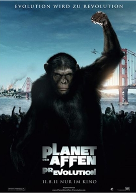 Planet der Affen – Prevolution – deutsches Filmplakat – Film-Poster Kino-Plakat deutsch