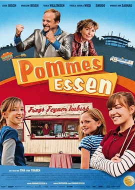 Pommes essen – deutsches Filmplakat – Film-Poster Kino-Plakat deutsch