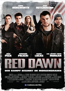 Red Dawn – deutsches Filmplakat – Film-Poster Kino-Plakat deutsch