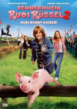 Rennschwein Rudi R&uuml;ssel 2 &ndash; Rudi rennt wieder &ndash; deutsches Filmplakat &ndash; Film-Poster Kino-Plakat deutsch