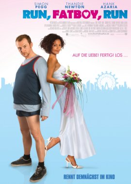 Run, Fatboy, Run &ndash; Simon Pegg, Thandie Newton, Hank Azaria, Dylan Moran, Harish Patel, Matthew Fenton &ndash; David Schwimmer &ndash; Filme, Kino, DVDs Kinofilm Romantikkom&ouml;die &ndash; Charts & Bestenlisten
