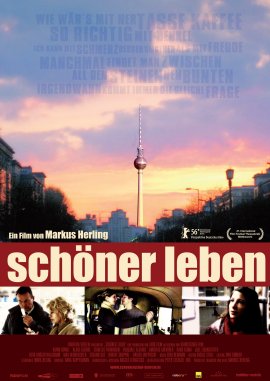 Sch&ouml;ner leben &ndash; deutsches Filmplakat &ndash; Film-Poster Kino-Plakat deutsch