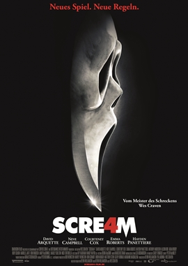Scream 4 – deutsches Filmplakat – Film-Poster Kino-Plakat deutsch
