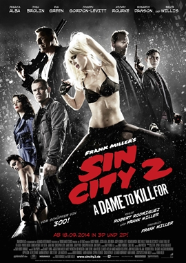 Sin City 2 – A Dame To Kill For – deutsches Filmplakat – Film-Poster Kino-Plakat deutsch