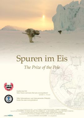 Spuren im Eis – deutsches Filmplakat – Film-Poster Kino-Plakat deutsch