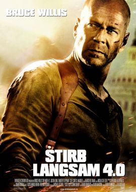 Stirb langsam 4.0 – deutsches Filmplakat – Film-Poster Kino-Plakat deutsch