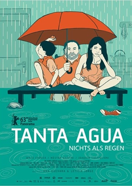 Tante Agua &ndash; Nichts als Regen &ndash; deutsches Filmplakat &ndash; Film-Poster Kino-Plakat deutsch