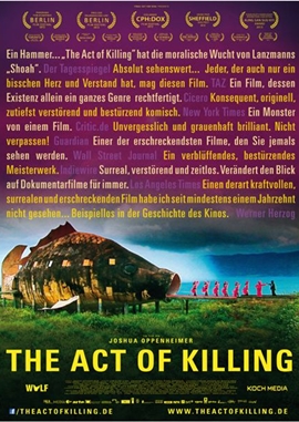 The Act of Killing &ndash; deutsches Filmplakat &ndash; Film-Poster Kino-Plakat deutsch