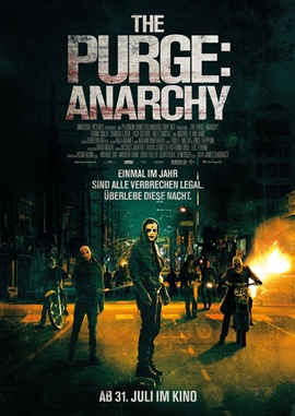 The Purge 2 – Anarchy – deutsches Filmplakat – Film-Poster Kino-Plakat deutsch