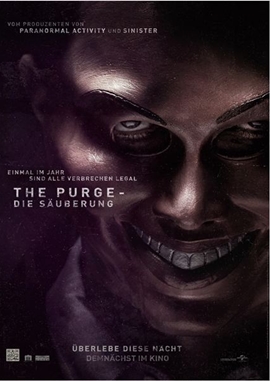 The Purge – Die Säuberung – deutsches Filmplakat – Film-Poster Kino-Plakat deutsch