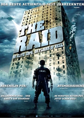 The Raid – deutsches Filmplakat – Film-Poster Kino-Plakat deutsch