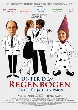 Unter dem Regenbogen – Ein Frühjahr in Paris – deutsches Filmplakat – Film-Poster Kino-Plakat deutsch