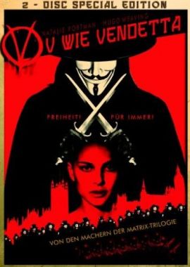 V wie Vendetta – deutsches Filmplakat – Film-Poster Kino-Plakat deutsch