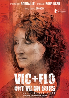 Vic + Flo haben einen Bären gesehen – deutsches Filmplakat – Film-Poster Kino-Plakat deutsch