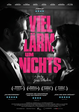 Viel Lärm um nichts – deutsches Filmplakat – Film-Poster Kino-Plakat deutsch