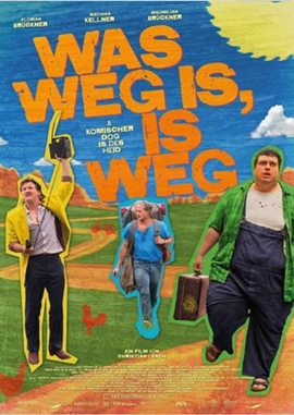 Was weg is, is weg – deutsches Filmplakat – Film-Poster Kino-Plakat deutsch