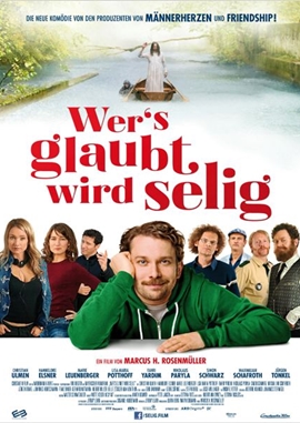 Wer's glaubt wird selig – deutsches Filmplakat – Film-Poster Kino-Plakat deutsch