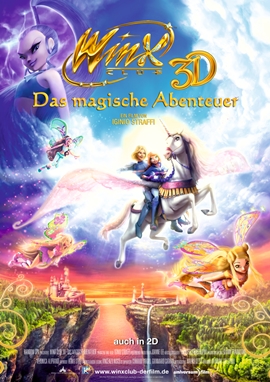 Winx Club – Das magische Abenteuer – deutsches Filmplakat – Film-Poster Kino-Plakat deutsch